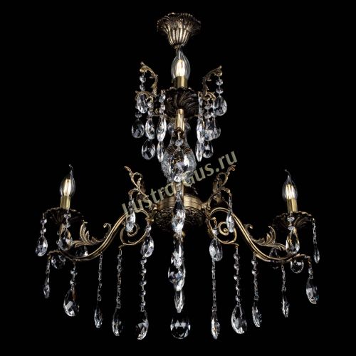 Люстра бронзовая Кассандра Алфея №3/2 журавлик в Новокузнецке Гусь Хрустальный