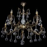 Люстра бронзовая Кассандра Алфея №5/2 шар в Новокузнецке