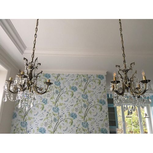 Люстра бронзовая Матильда №4 Баден в Новокузнецке Гусь Хрустальный