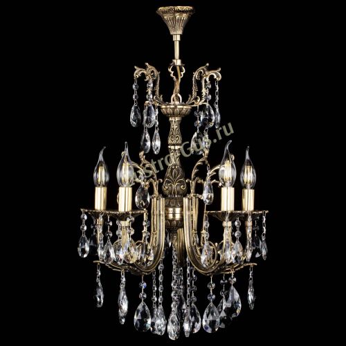 Люстра бронзовая Матильда №5/2 Журавлик в Новокузнецке Гусь Хрустальный