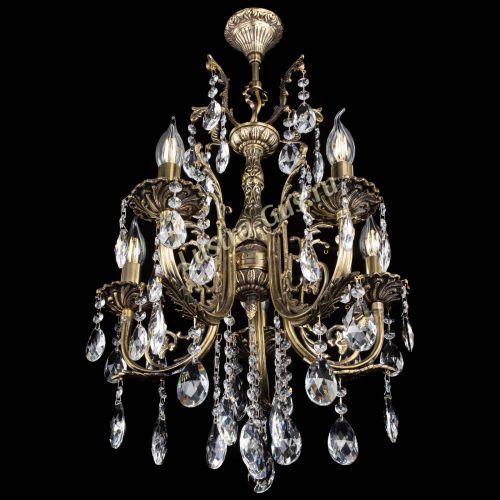 Люстра бронзовая Матильда №5/2 Журавлик в Новокузнецке Гусь Хрустальный