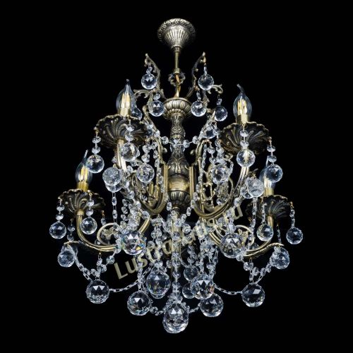 Люстра бронзовая Матильда №5 Шар в Новокузнецке Гусь Хрустальный