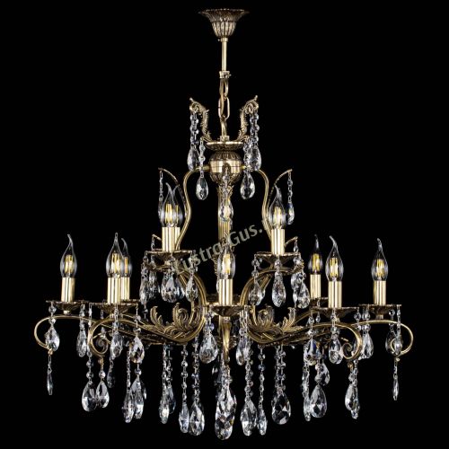 Люстра бронзовая Мелания №12/1 журавлик в Новокузнецке Люстра бронзовая Мелания №12/1 журавлик в Новокузнецке