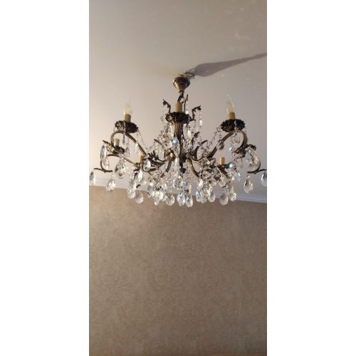 Люстра Милана №1 Дубик в Новокузнецке Гусь Хрустальный