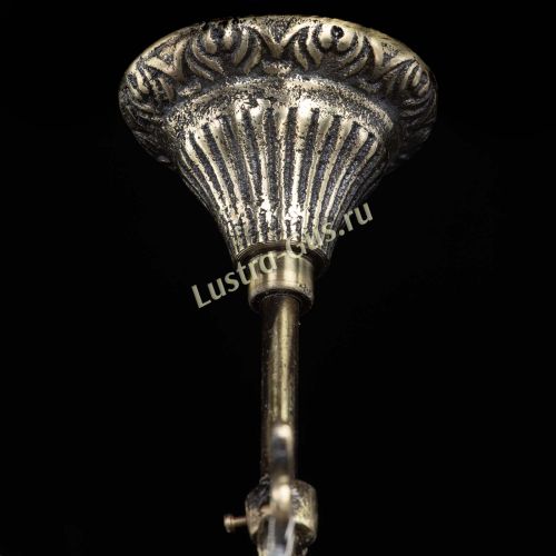 Люстра бронзовая Милана №1 баден в Новокузнецке Гусь Хрустальный