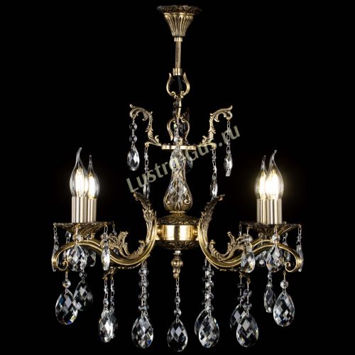 Люстра бронзовая Милана №4/2 баден в Новокузнецке Гусь Хрустальный