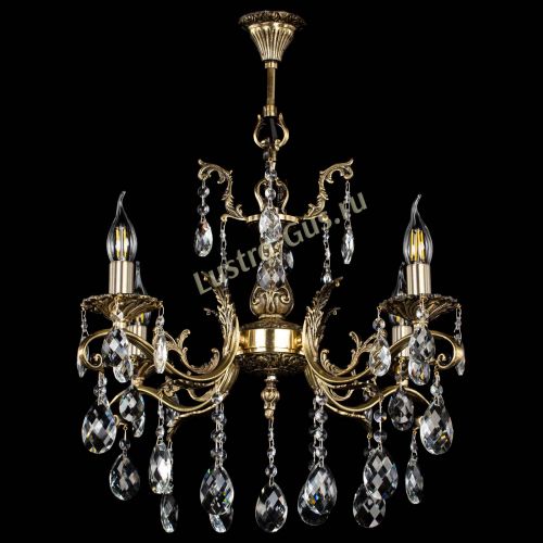 Люстра бронзовая Милана №4/2 баден в Новокузнецке Гусь Хрустальный