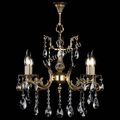 Люстра бронзовая Милана №4/2 лучик в Новокузнецке Гусь Хрустальный