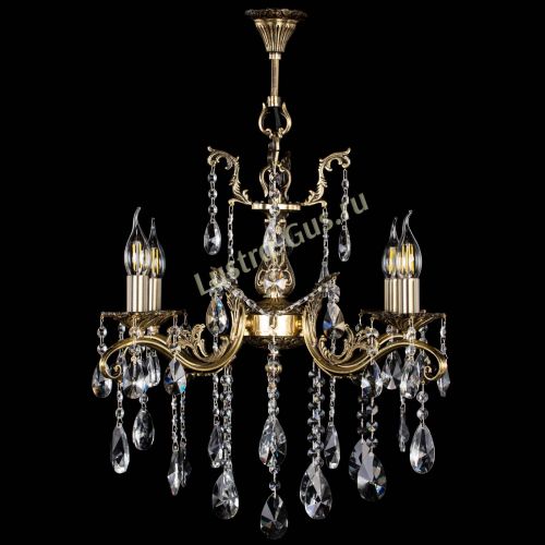 Люстра бронзовая Милана №4 лучик в Новокузнецке Гусь Хрустальный