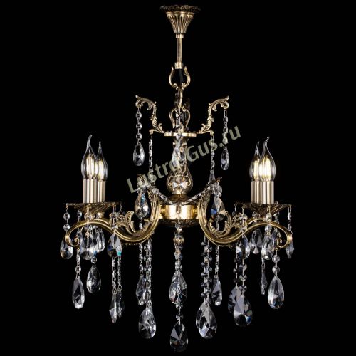 Люстра бронзовая Милана №4 лучик в Новокузнецке Гусь Хрустальный