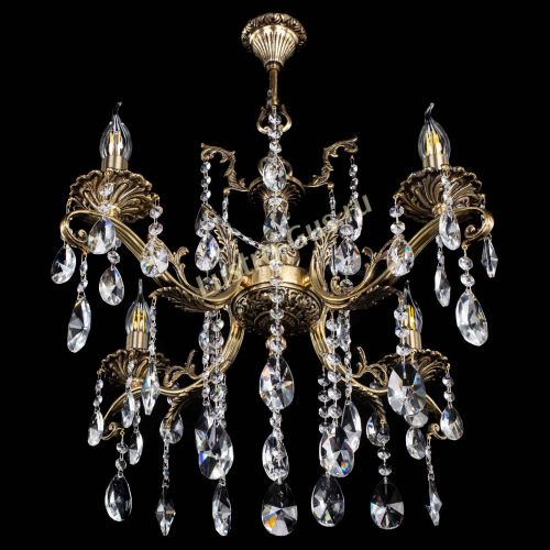 Люстра бронзовая Милана №4 лучик в Новокузнецке Гусь Хрустальный