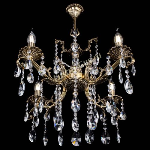 Люстра бронзовая Милана №4 лучик в Новокузнецке Гусь Хрустальный