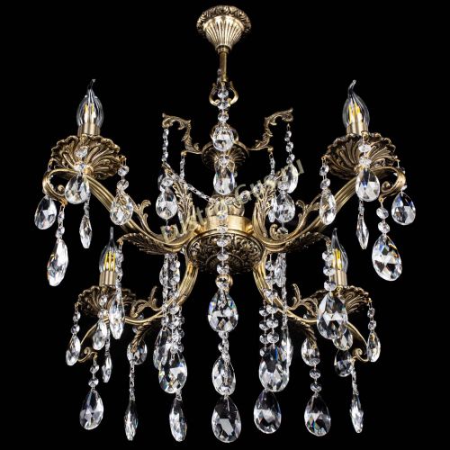 Люстра бронзовая Милана №4 журавлик в Новокузнецке Гусь Хрустальный