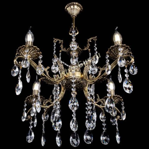 Люстра бронзовая Милана №4 журавлик в Новокузнецке Гусь Хрустальный