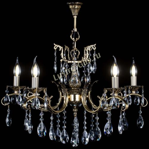 Люстра бронзовая Милана №5/2 журавлик в Новокузнецке Гусь Хрустальный