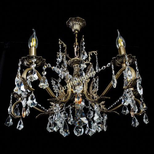 Люстра Милана №5 Дубик в Новокузнецке Гусь Хрустальный