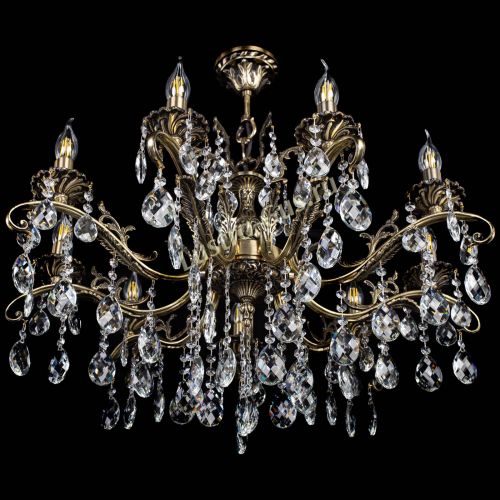 Люстра бронзовая Милана №9/2 баден в Новокузнецке Гусь Хрустальный