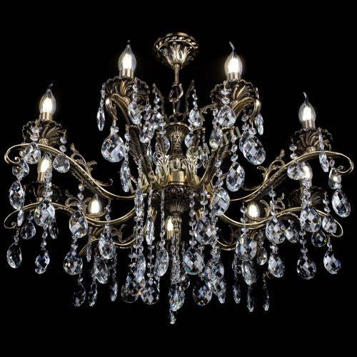 Люстра бронзовая Милана №9/2 баден в Новокузнецке Гусь Хрустальный