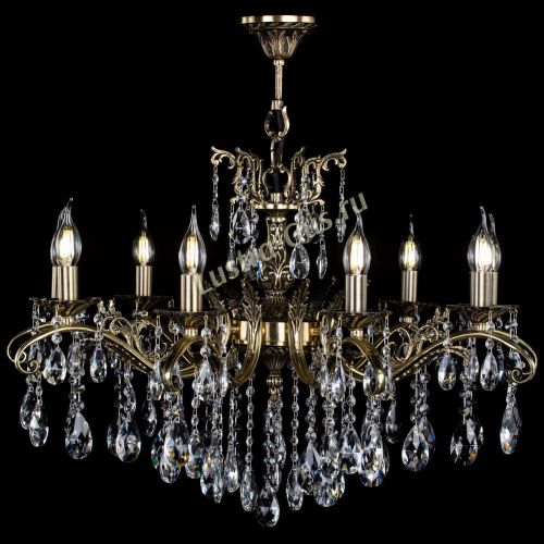 Люстра бронзовая Милана №9/2 журавлик в Новокузнецке Гусь Хрустальный