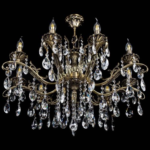 Люстра бронзовая Милана №9/2 журавлик в Новокузнецке Гусь Хрустальный