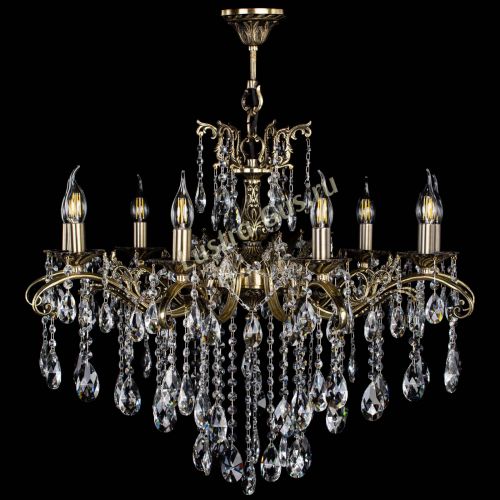 Люстра бронзовая Милана №9 журавлик в Новокузнецке Гусь Хрустальный