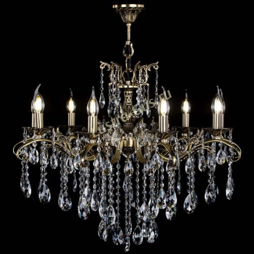 Люстра бронзовая Милана №9 журавлик в Новокузнецке Гусь Хрустальный