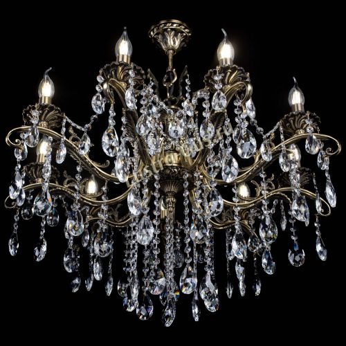 Люстра бронзовая Милана №9 журавлик в Новокузнецке Гусь Хрустальный