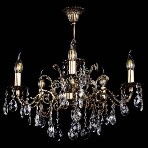 Люстра бронзовая Муза №5/2 баден в Новокузнецке Гусь Хрустальный