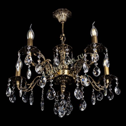 Люстра бронзовая Муза №5/2 баден в Новокузнецке Гусь Хрустальный