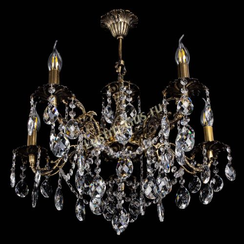 Люстра бронзовая Муза №5 баден в Новокузнецке Гусь Хрустальный