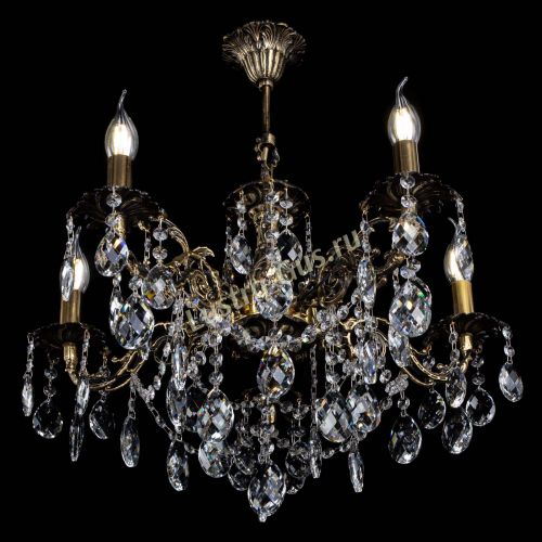 Люстра бронзовая Муза №5 баден в Новокузнецке Гусь Хрустальный