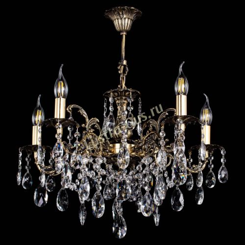 Люстра бронзовая Муза №5 журавлик в Новокузнецке Гусь Хрустальный