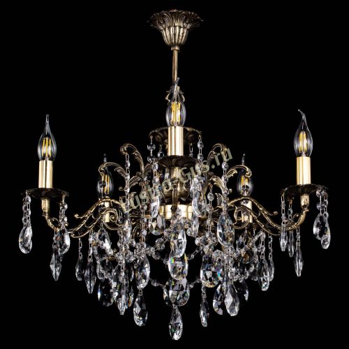 Люстра бронзовая Муза №5 журавлик в Новокузнецке Гусь Хрустальный