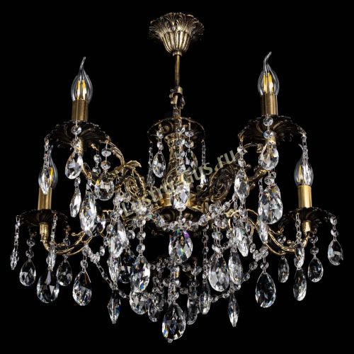 Люстра бронзовая Муза №5 журавлик в Новокузнецке Гусь Хрустальный