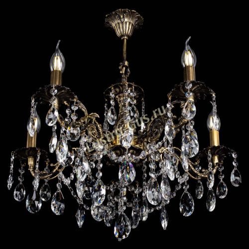 Люстра бронзовая Муза №5 журавлик в Новокузнецке Гусь Хрустальный