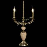 Бронзовая настольная лампа Антик №2 с камнем в Новокузнецке Бронзовая настольная лампа Антик №2 с камнем в Новокузнецке