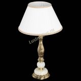 Бронзовая настольная лампа Оникс №1 с абажуром в Новокузнецке