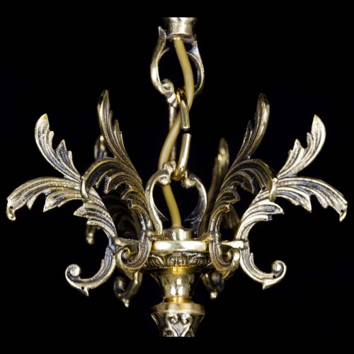 Люстра бронзовая Олимпия №6/1 баден в Новокузнецке Гусь Хрустальный