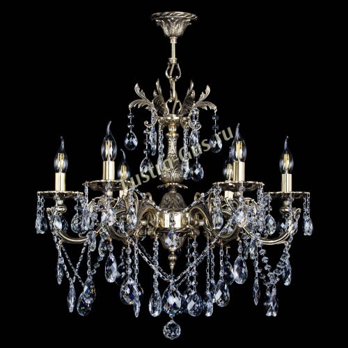 Люстра бронзовая Олимпия №6/3 баден в Новокузнецке Гусь Хрустальный