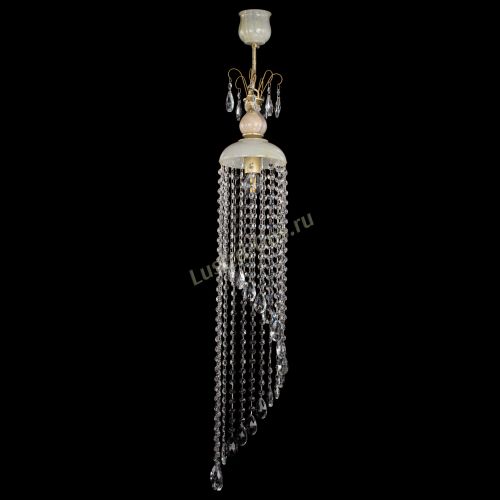 Люстра бронзовая Оникс №1/2 журавлик в Новокузнецке Гусь Хрустальный