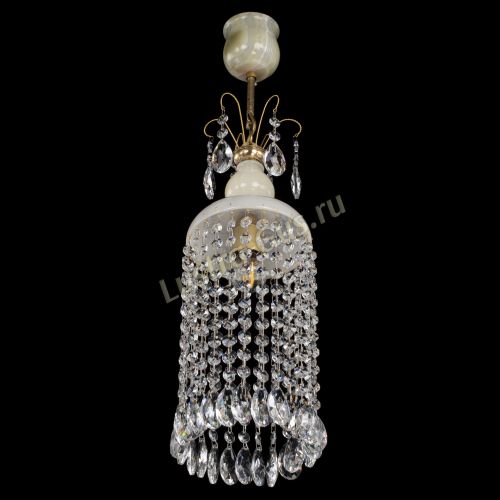 Люстра бронзовая Оникс №1 журавлик в Новокузнецке Гусь Хрустальный