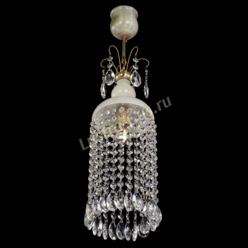 Люстра бронзовая Оникс №1 журавлик в Новокузнецке Гусь Хрустальный