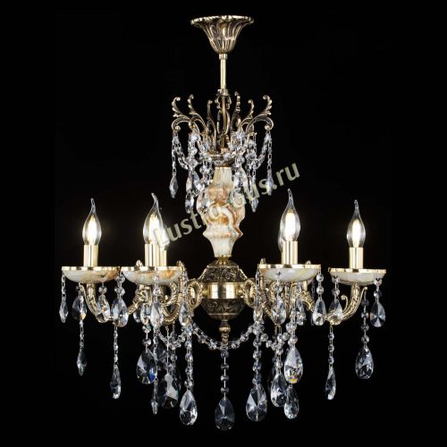 Люстра бронзовая Оникс №6/2 лучик в Новокузнецке Гусь Хрустальный