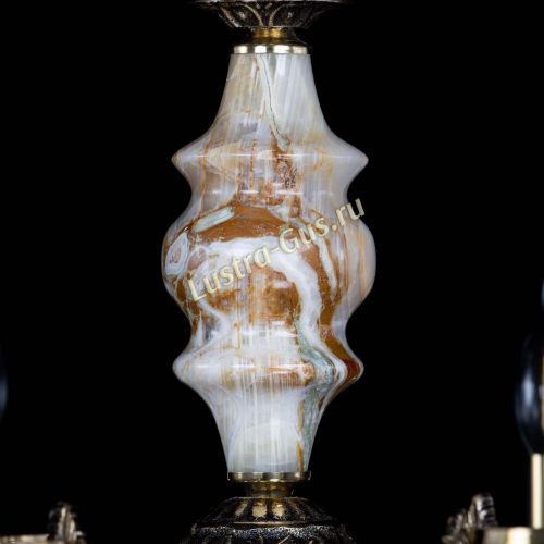 Люстра бронзовая Оникс №6/2 баден в Новокузнецке Гусь Хрустальный