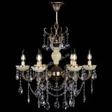 Люстра бронзовая Оникс белый №6/1 баден в Новокузнецке Люстра бронзовая Оникс белый №6/1 баден в Новокузнецке