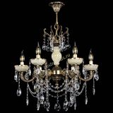 Люстра бронзовая Оникс белый №6/1 баден в Новокузнецке Люстра бронзовая Оникс белый №6/1 баден в Новокузнецке