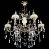 Люстра бронзовая Оникс белый №6/1 баден в Новокузнецке Люстра бронзовая Оникс белый №6/1 баден в Новокузнецке