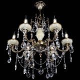 Люстра бронзовая Оникс белый №6/1 баден в Новокузнецке Люстра бронзовая Оникс белый №6/1 баден в Новокузнецке