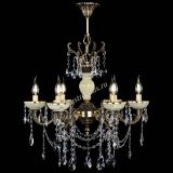 Люстра бронзовая Оникс белый №6/1 лучик в Новокузнецке