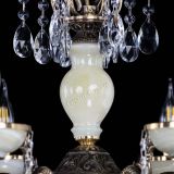 Люстра бронзовая Оникс белый №6/1 журавлик в Новокузнецке Люстра бронзовая Оникс белый №6/1 журавлик в Новокузнецке